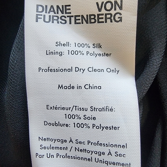 DVF Diane Von Furstenberg Justine Dragonfly Jumpsuit V-neck - Large - Picture 14 of 14